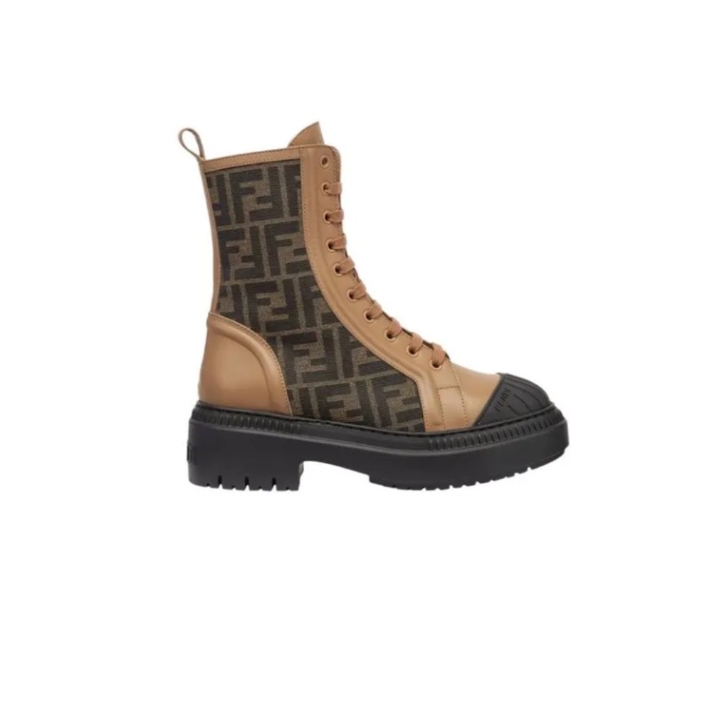 Fendi Logo Boots worn once